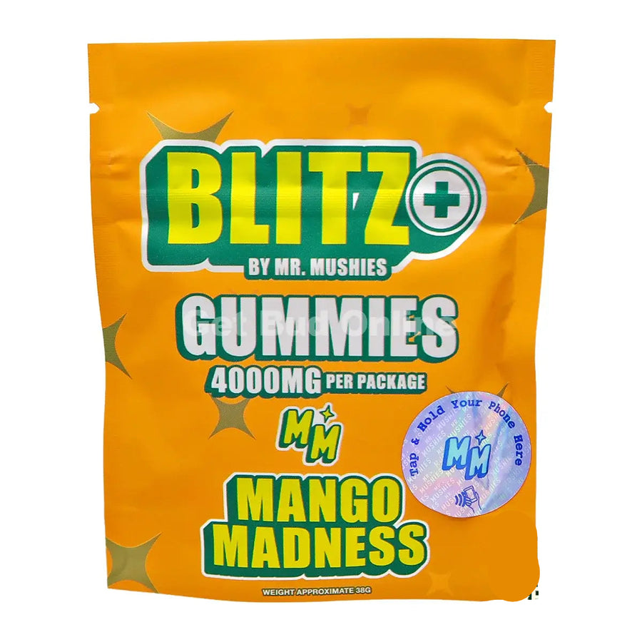 Mango Madness Blitz Gummies 4G (Mr. Mushies)