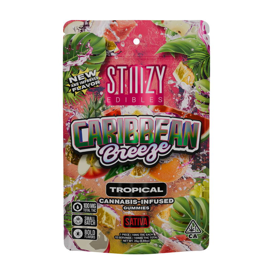 Caribbean Breeze Gummies 100mg THC Edibles (STIIIZY)