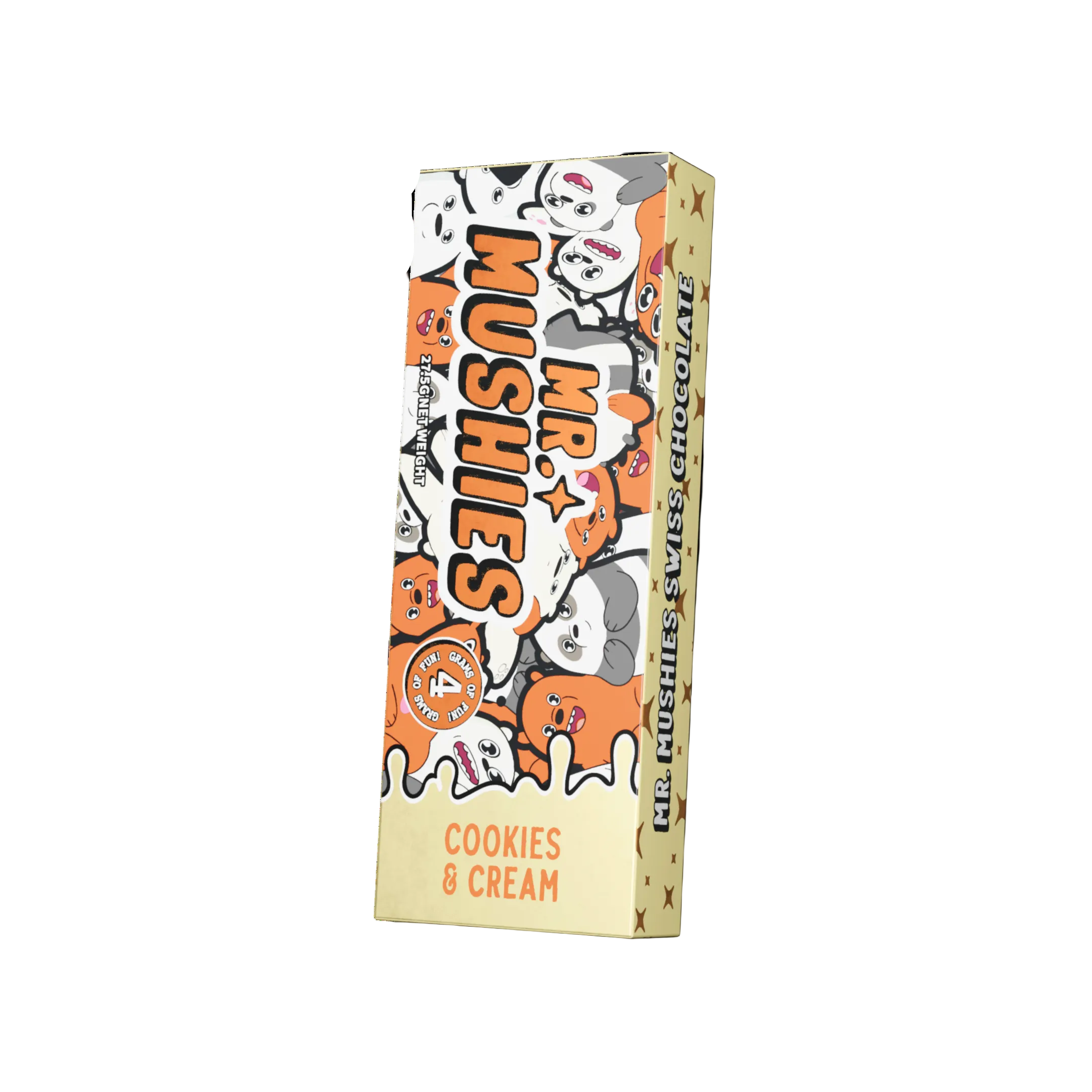 Cookies & Cream Swiss Mushroom Chocolate 4G (Mr. Mushies)