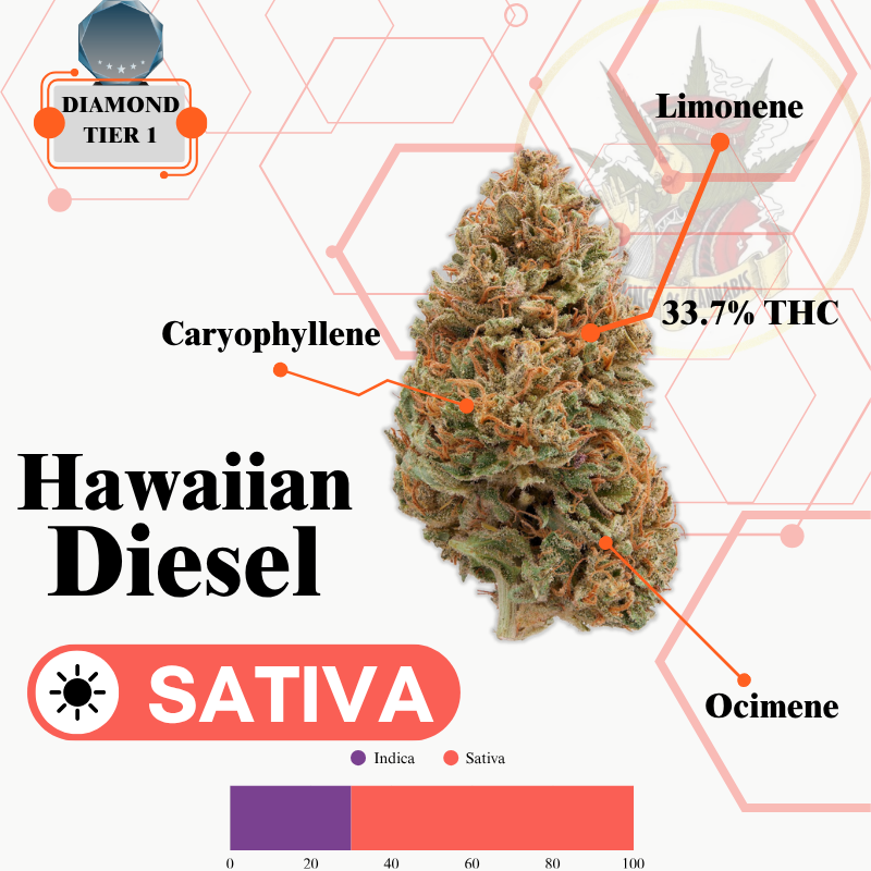 HAWAIIAN DIESEL (SATIVA) -VIP