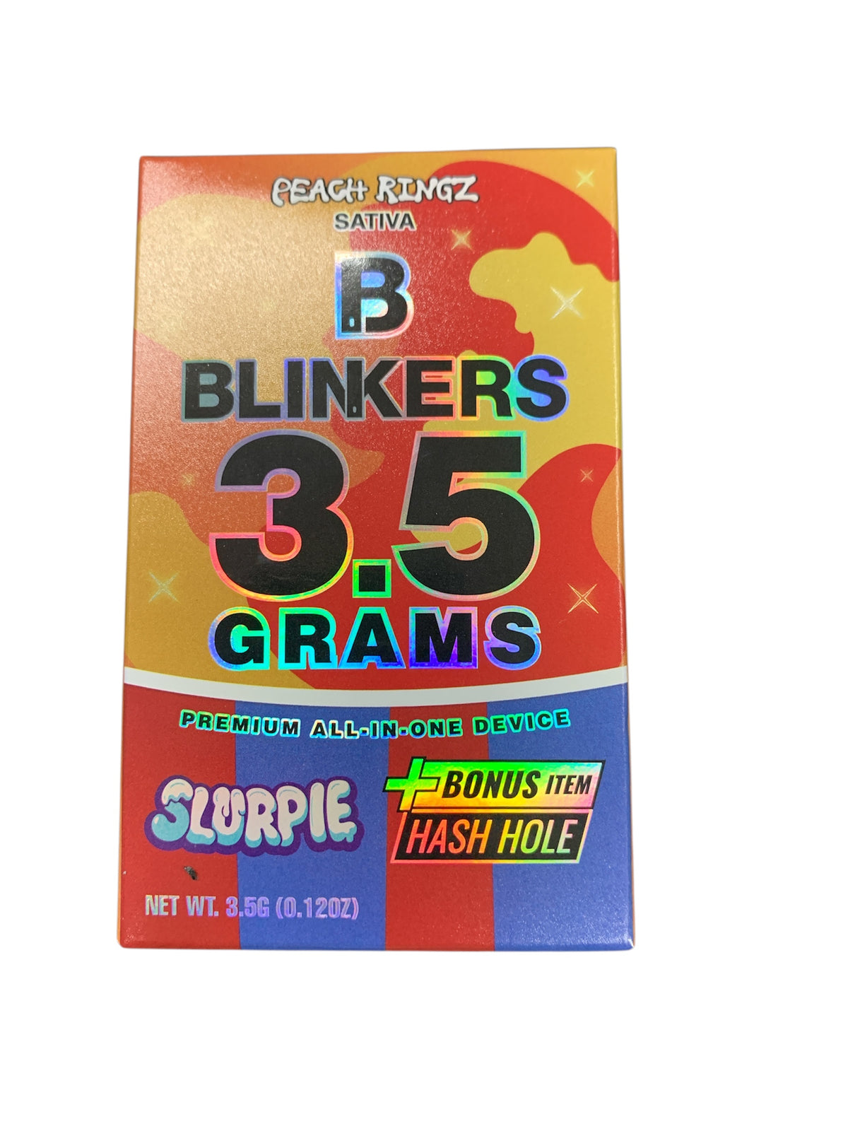 Peach Ringz All in One Disposable (+Free Hash Hole) 3.5G (Blinkers)