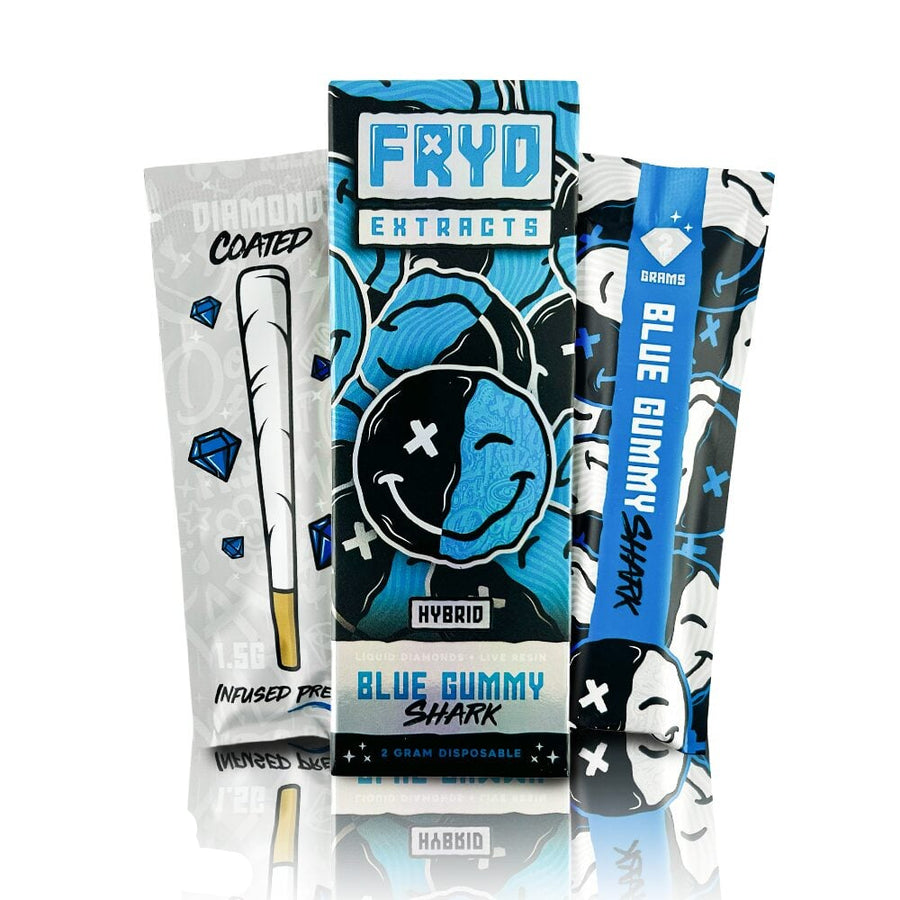 Blue Gummy Shark Liquid Diamonds Live Resin Disposable 2g (Fryd Extracts)
