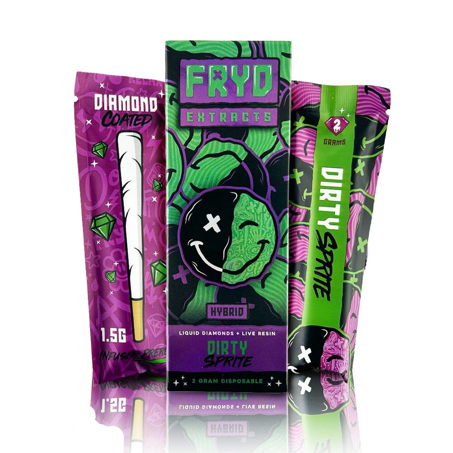 Dirty-Sprite Liquid Diamonds Live Resin Disposable 2g (Fryd Extracts)