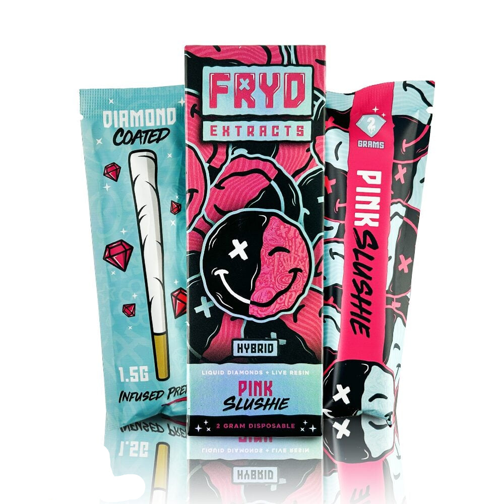 Pink Slushie Liquid Diamonds Live Resin Disposable 2g (Fryd Extracts)