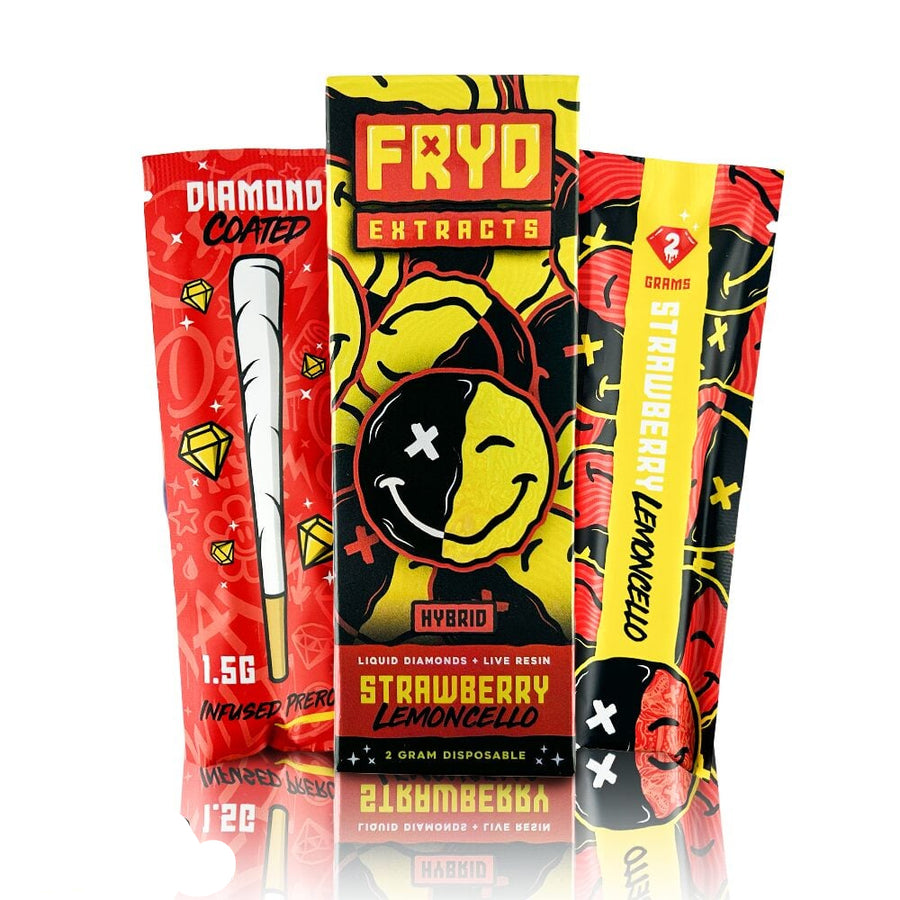 Strawberry Lemoncello Liquid Diamonds Live Resin Disposable 2g (Fryd Extracts)