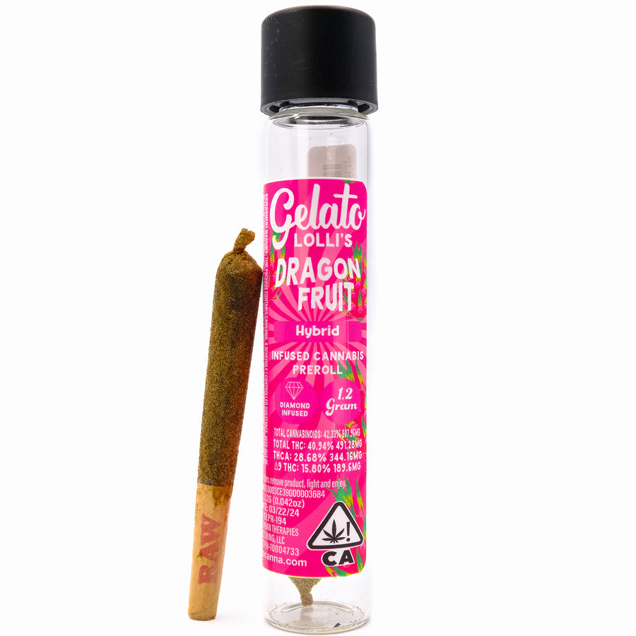 Dragon Fruit Lolli Preroll 1.2g (Gelato)
