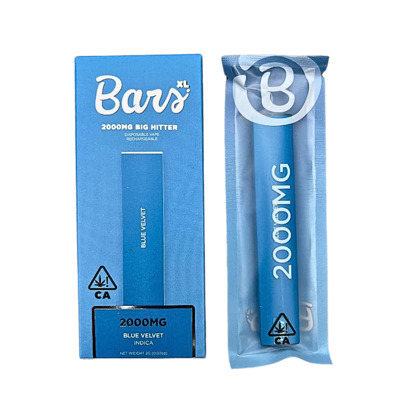 Blue Velvet Live Resin Disposable Vape 2g (Bars XL)