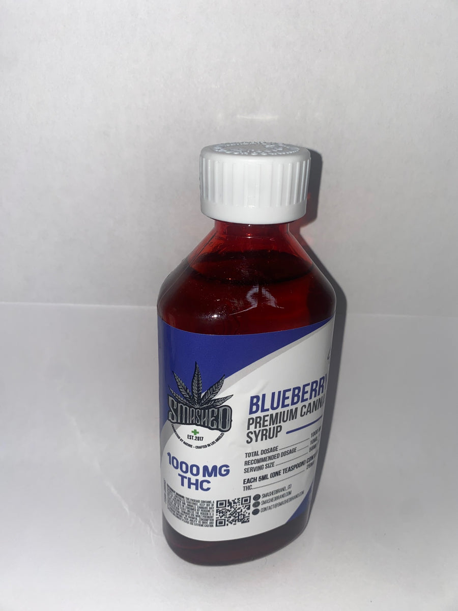 Blueberry Premium Cannabis Syrup (Smashed)