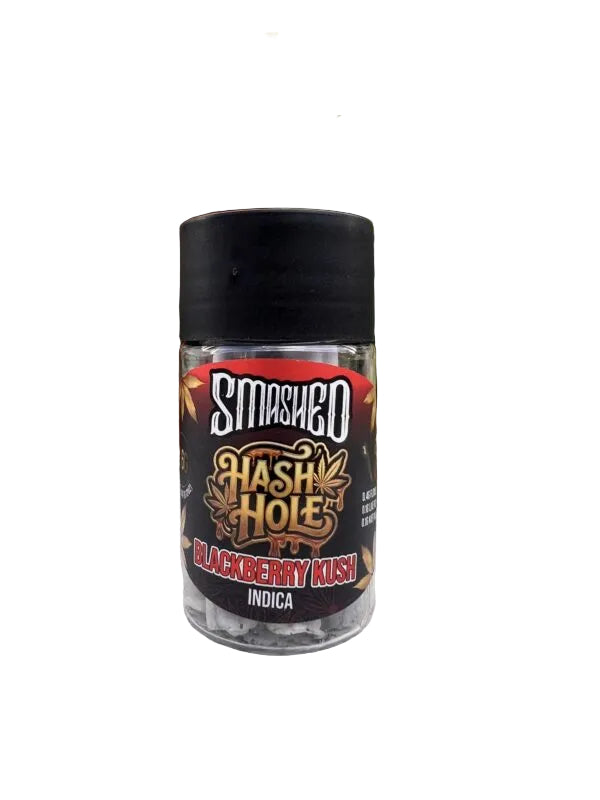 BlackBerry Kush Hash Hole Prerolls 3.6g 6pk (Smashed)