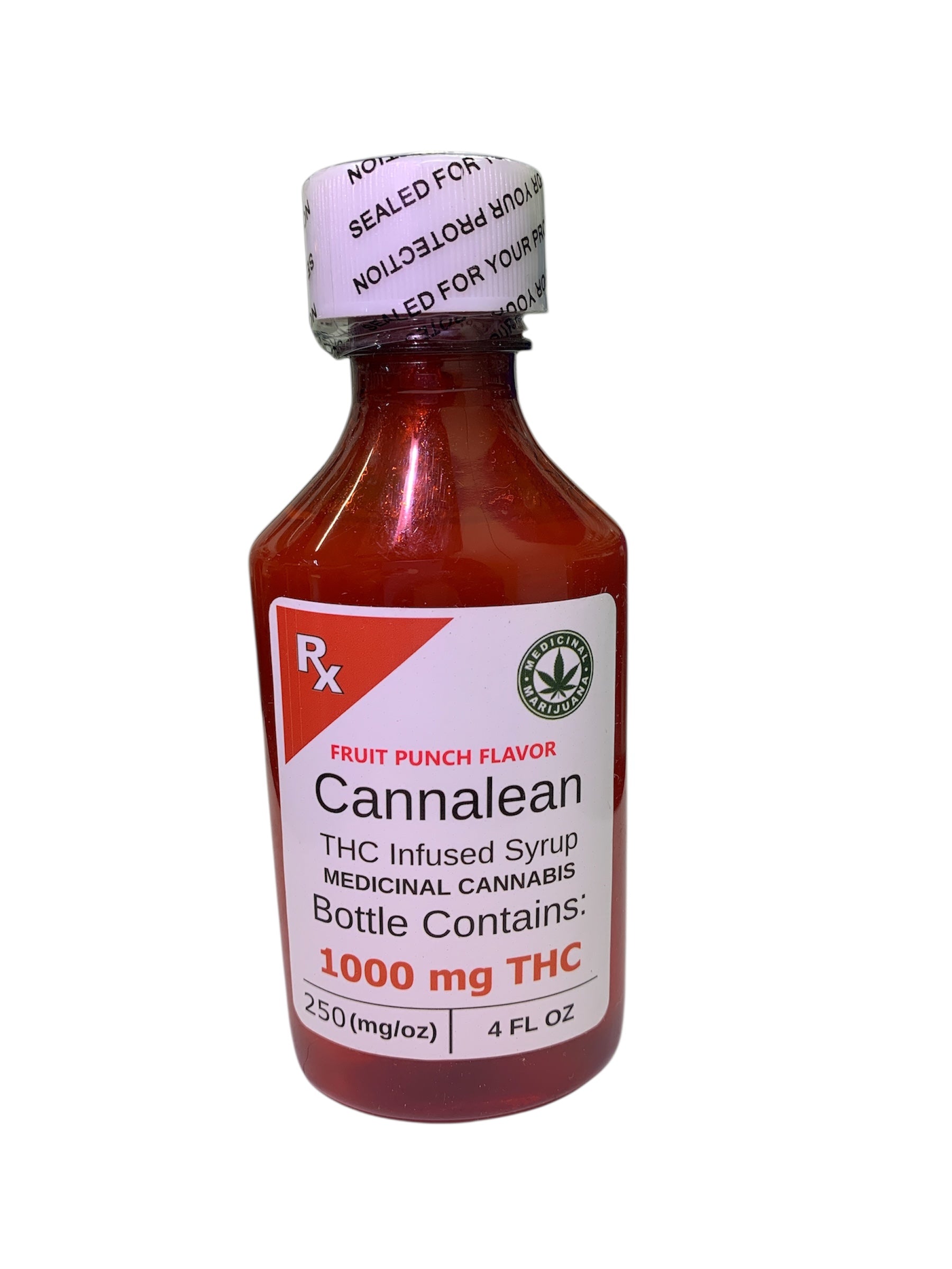 Fruit Punch Syrup 1000mg THC (Cannalean)