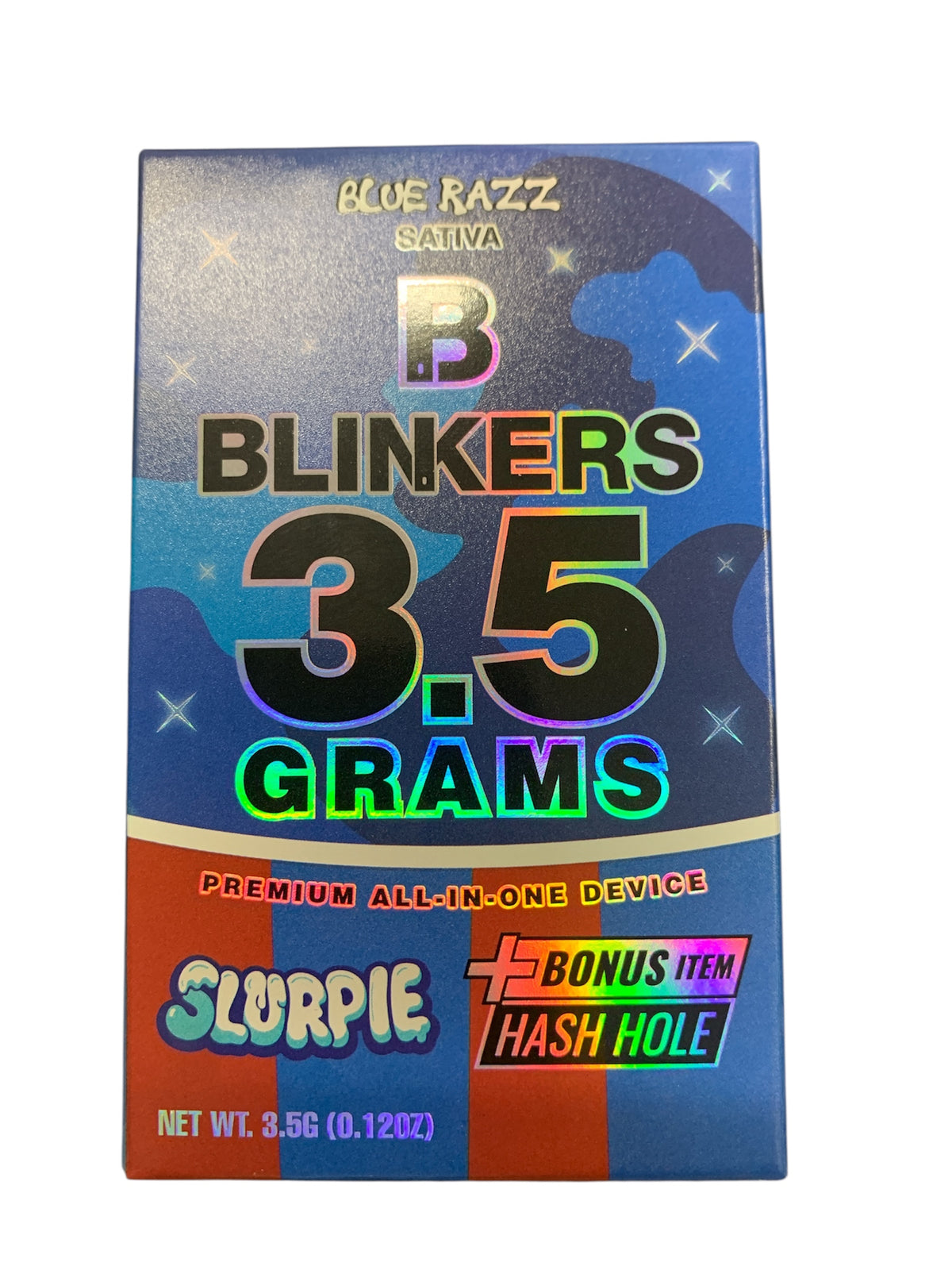 Blue Razz All in One Disposable (+Free Hash Hole) 3.5G (Blinkers)