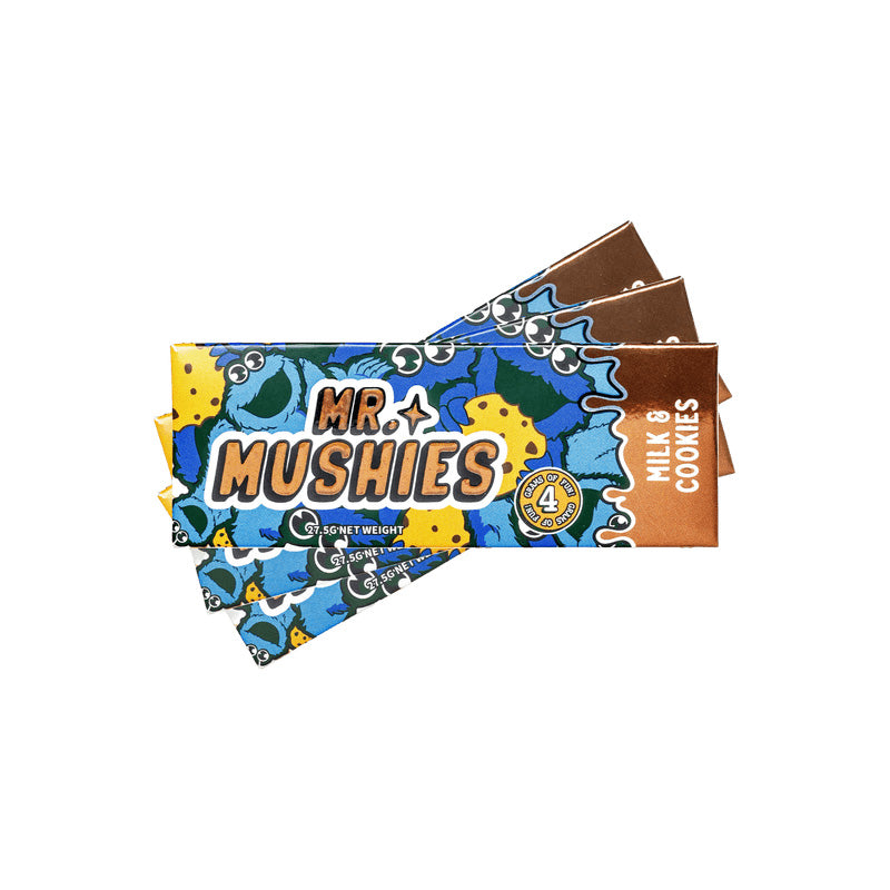 Milk & Cookies Swiss Mushroom Chocolate 4G (Mr. Mushies)