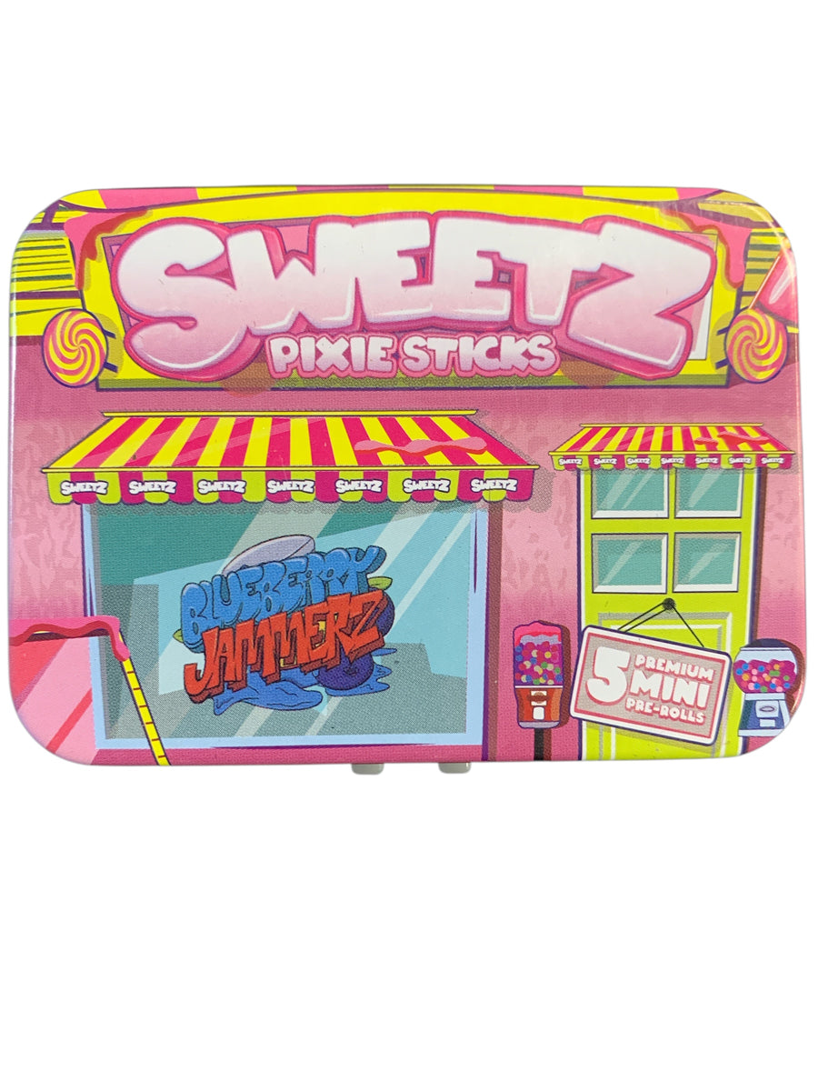 Blueberry Jammerz Premium Mini Prerolls 5pk 3.5g (Sweetz Pixie Sticks)
