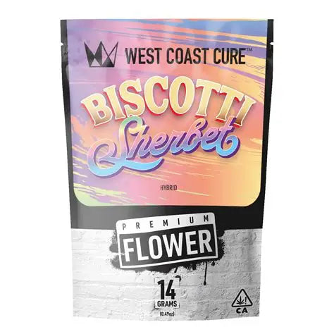Biscotti Sherbert Premium Flower 28g (West Coast Cure)