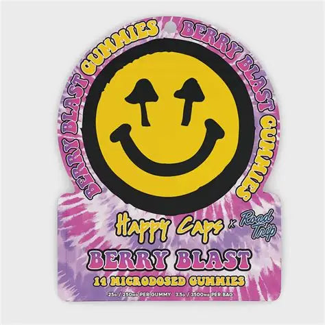 Berry Blast Road Trip Gummies 3.5g (Happy Caps)