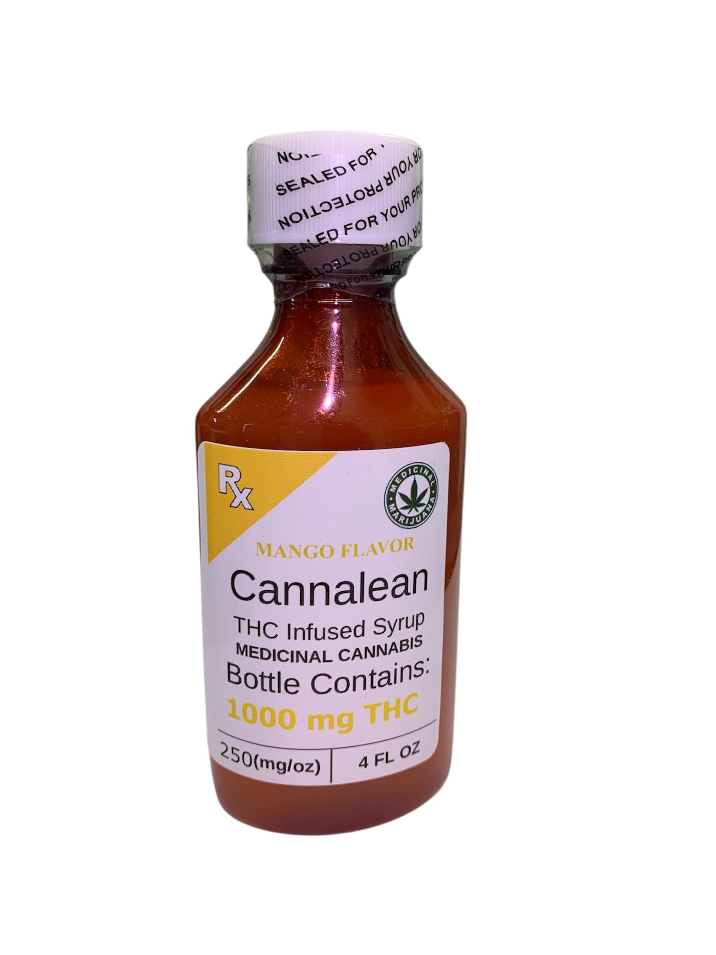 Mango Syrup 1000mg THC (Cannalean)
