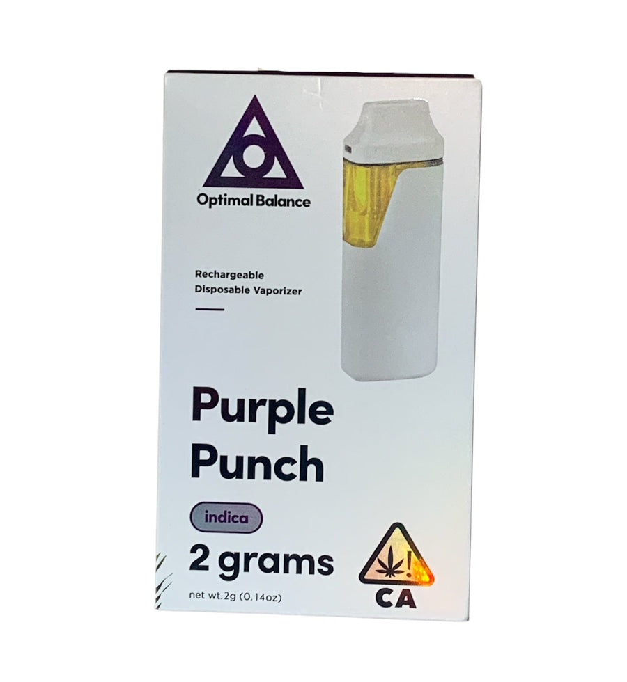 Purple Punch Indica Disposable Vape 2G (Optimal Balance)