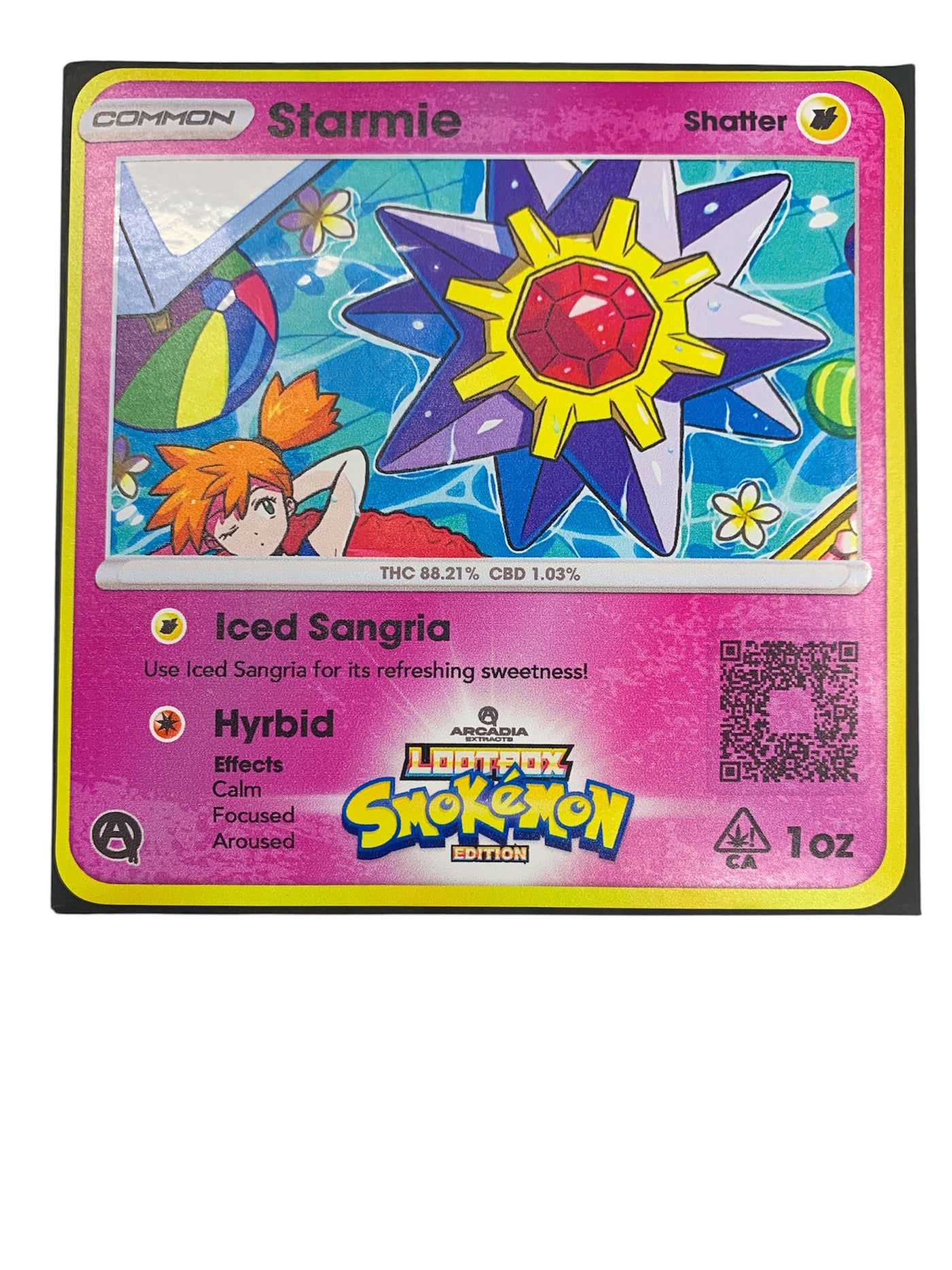 Iced Sangria Shatter Hybrid 1oz (Arcadia Extracts)