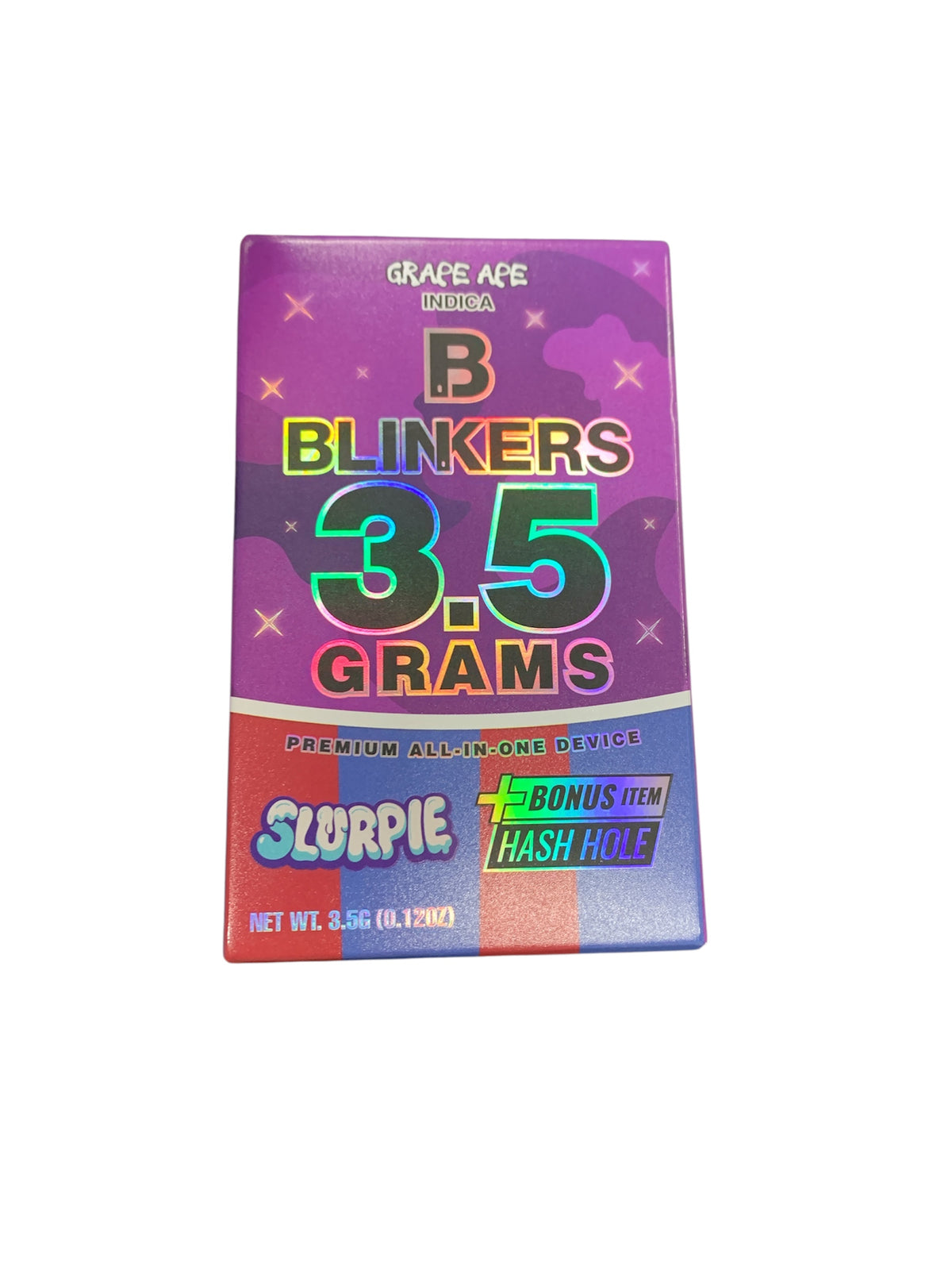 Grape Ape All in One Disposable (+Free Hash Hole) 3.5G (Blinkers)