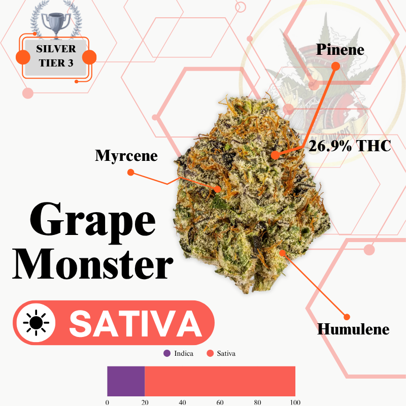 GRAPE MONSTER (SATIVA) -EXCLUSIVE