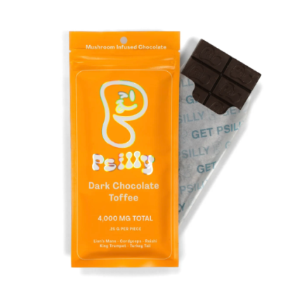 Dark Chocolate Toffee 4g (Psilly)