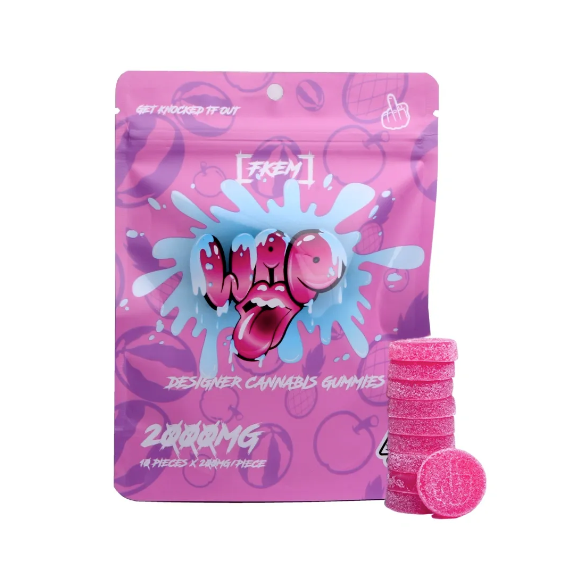 WAP Designer Cannabis Gummies 10pk 2000mg THC (FKEM EDIBLES)
