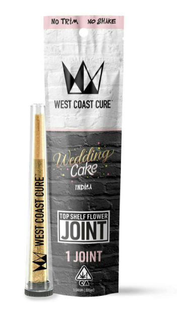 Wedding Cake - Top Shelf CUREjoint 1g (West Coast Cure)