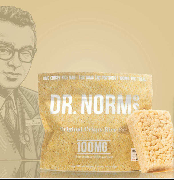Original Crispy Rice Bar 100mg (Dr. Norm's)