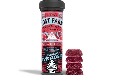 Dark Cherry x 'Illuminati OG' Gummies (Kiva Confections)