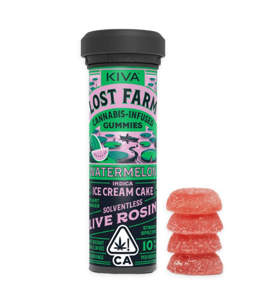 Watermelon x 'Ice Cream Cake' Gummies (Kiva Confections)