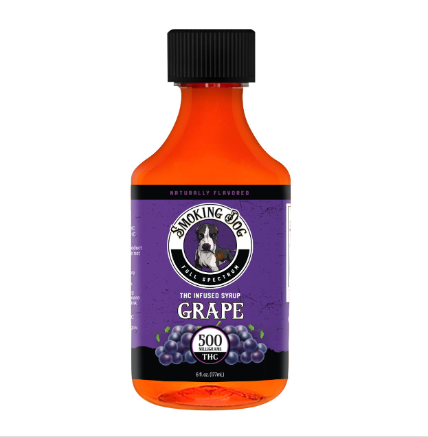 Grape THC Infused Syrup (Smoking Dog)