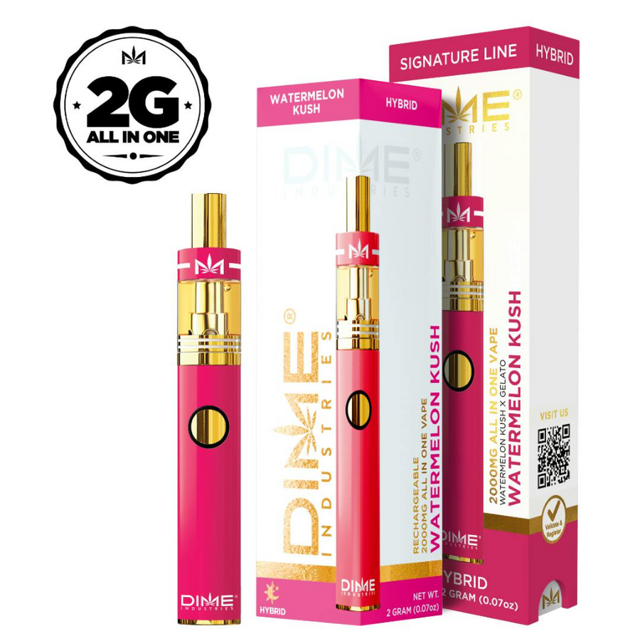 Watermelon Kush Signature Line Disposable 2G (Dime Industries)