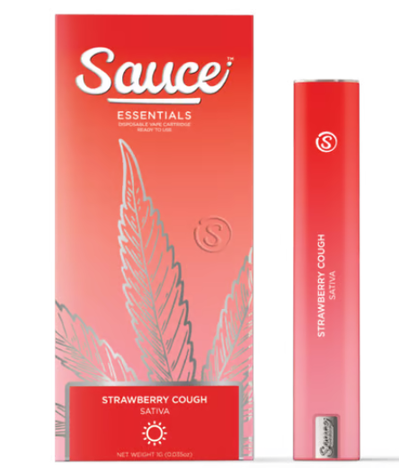 Strawberry Cough Live Resin All in One Disposable 1.5g (Sauce Essentials)