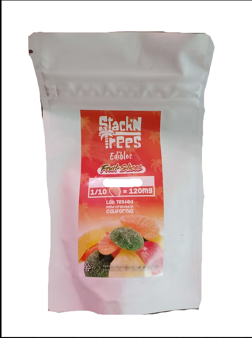 Fruit Slices Cannabis Infused Gummies 1200mg THC (Stack n Trees)