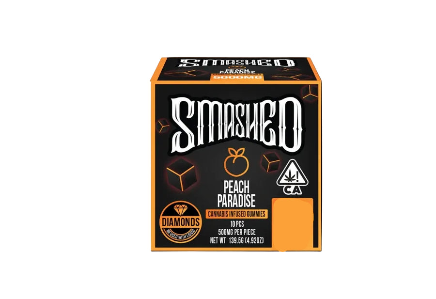 Peach Paradise Liquid Diamonds Gummies (SMASHED)