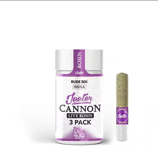 Rude Boi Jeeter Cannon Live Rosin 3pk (1.5g) (Jeeter)