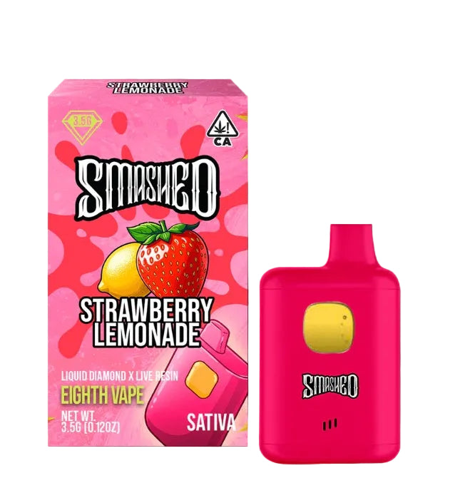 Strawberry Lemonade Liquid Diamond x Live Resin Disposable 3.5g (Smashed)