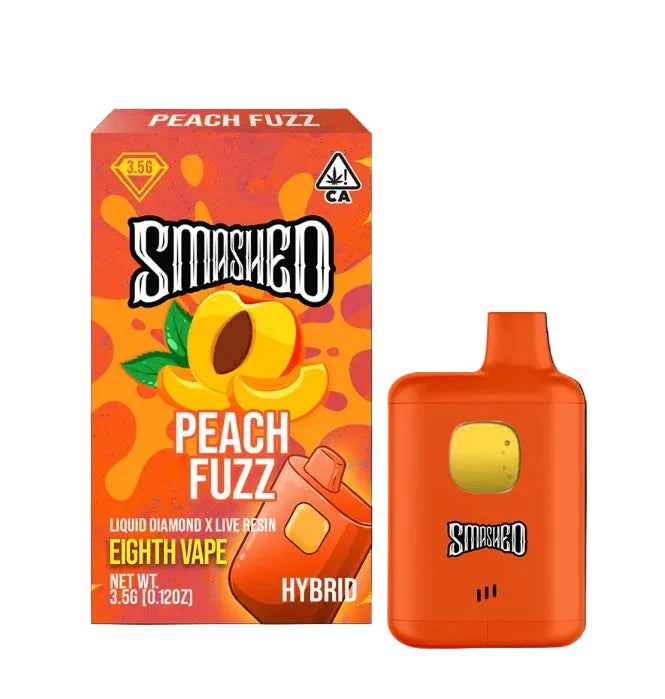 Peach Fuzz Liquid Diamond x Live Resin Disposable 3.5g (Smashed)