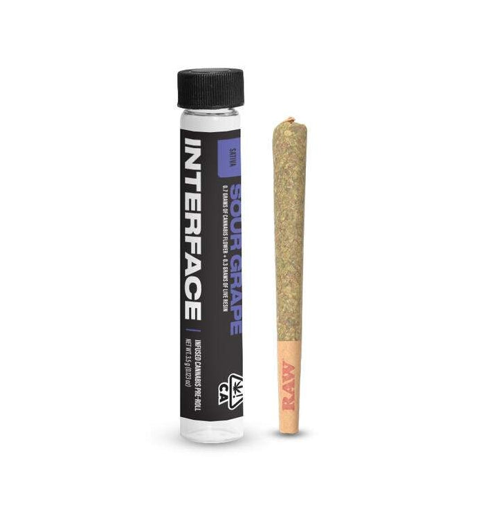 SOUR GRAPE LIVE RESIN INFUSED PREROLL 2G (INTERFACE)