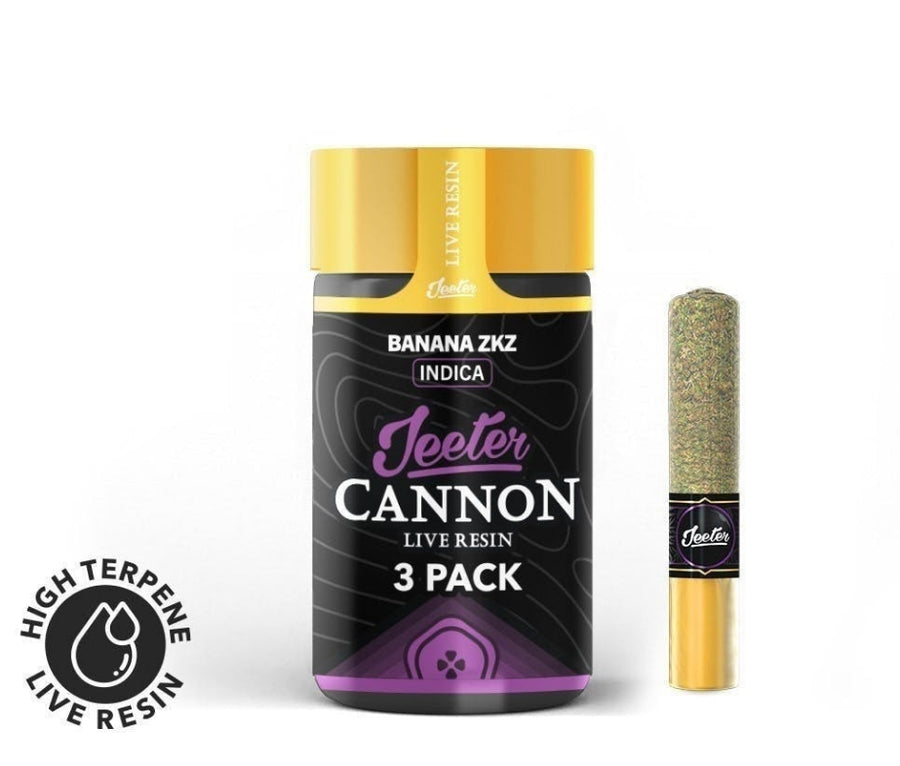 Banana ZKZ - 3 Pack Jeeter Cannon Live Resin - (Jeeter)