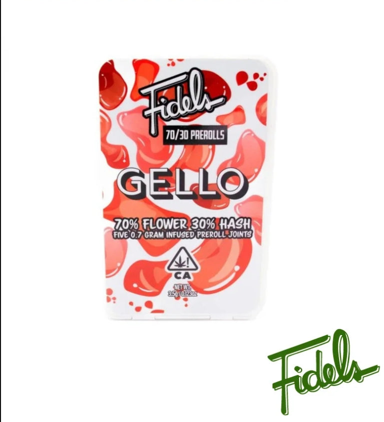 Gello Prerolls 5pk (Fidels 70/30)