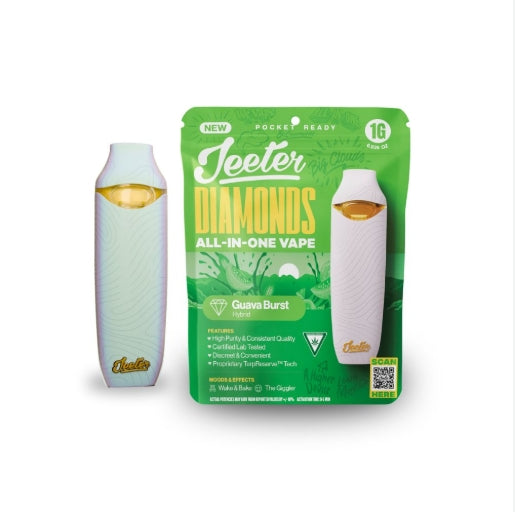 Guava Burst All In One Diamonds Vape 1g (Jeeter)