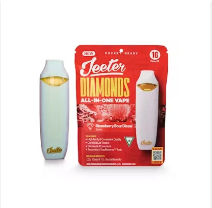 Strawberry Sour Diesel All In One Diamonds Vape 1g (Jeeter)