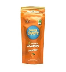 Tangerine Lollipop 300mg THC (Canna Candys)