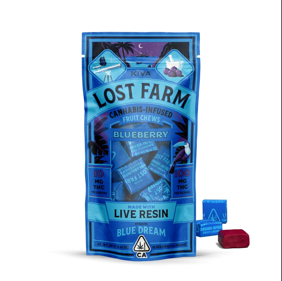 Blueberry 'Blue Dream' Chew Lost Farm (Kiva Confections)