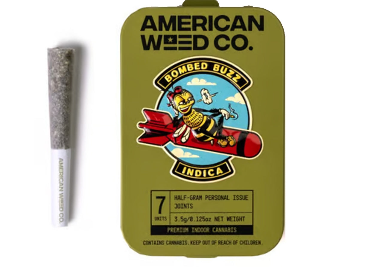 Blue Gummy - Diamond Infused Joints Indica 7pk (American Weed Co.)