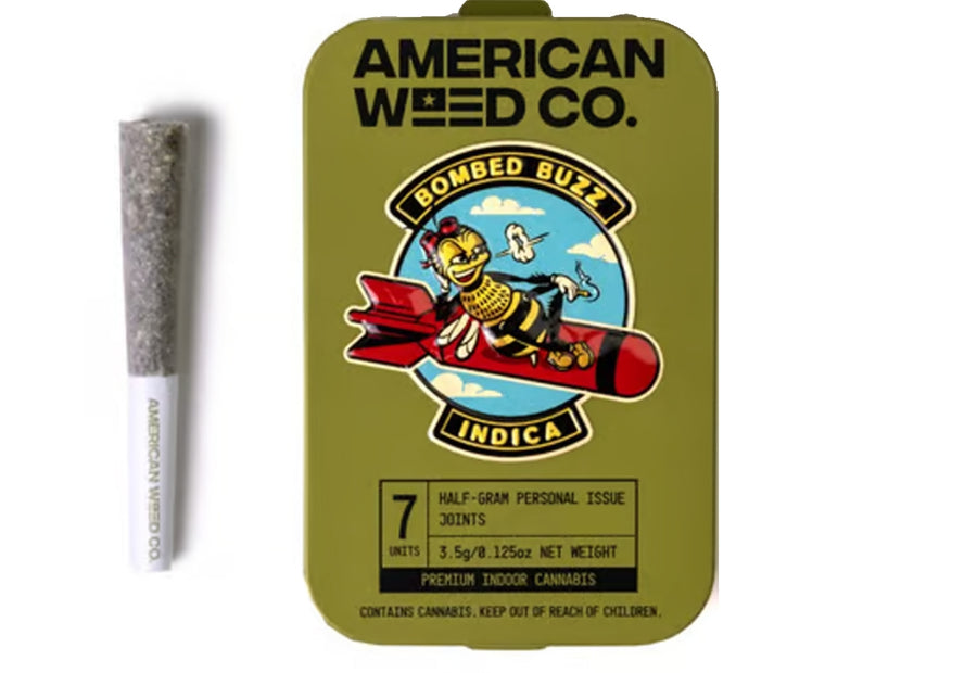 Kush Punch - Diamond Infused Joints Indica 7pk (American Weed Co.)