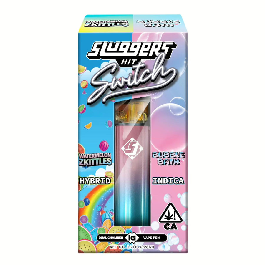 Watermelon Zkittlez X Bubble Bath Dual Tank Disposable 2g (Sluggers Hit)