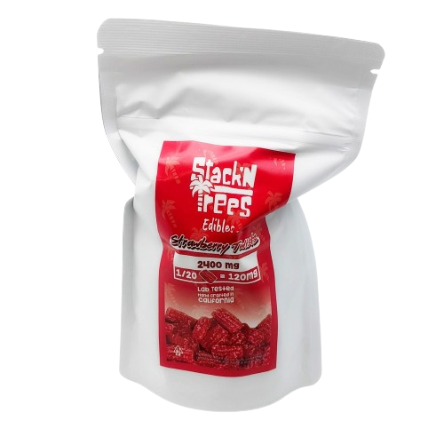 Strawberry Twist Cannabis Infused Gummies 2400mg THC (Stack n Trees)