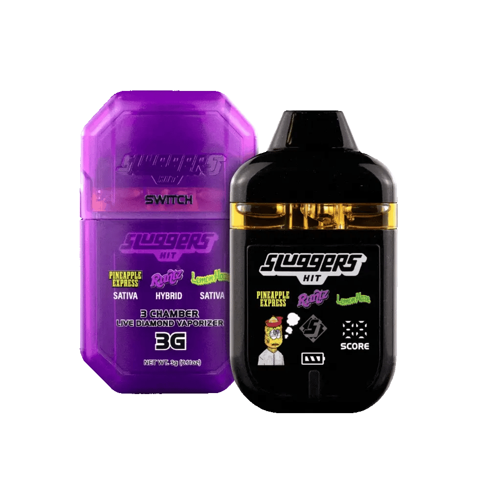 Pineapple Express x Runtz x Lemon Haze Switch Chamber Disposable Vape 3g (Sluggers Hit)